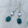 Upcycled Czech Glass Handmade Earrings
