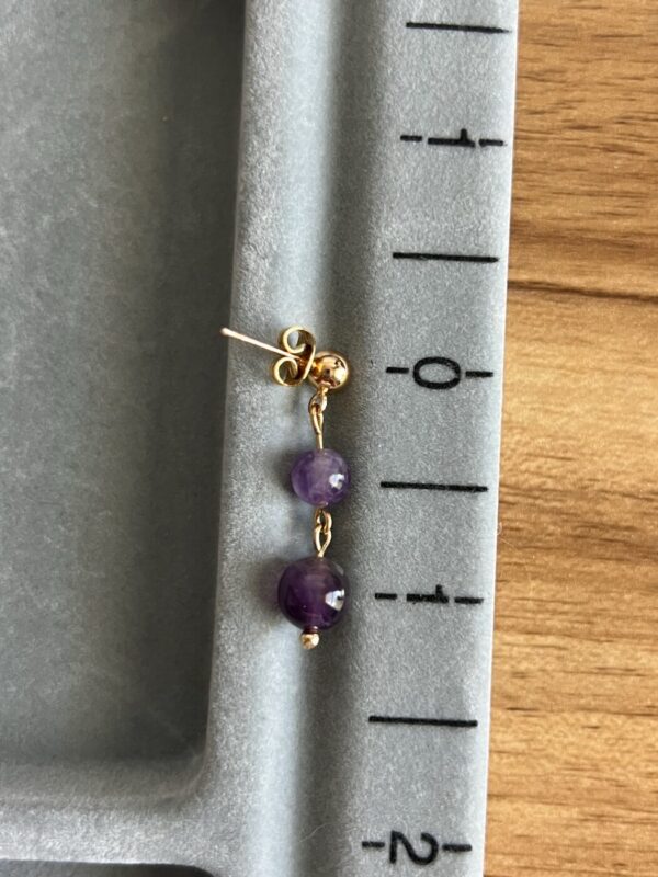 Elegant Amethyst Handmade Earrings