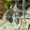 Abalone & Labradorite Handmade earrings