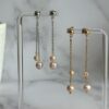 Elegant Freshwater Pearl Drop Handmade Earrings