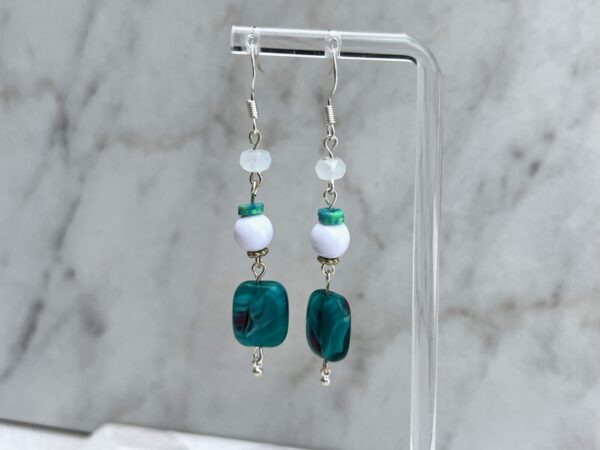 Upcycled Czech Glass Handmade Earrings