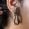 Upcycled Industrial Chain Handmade Earrings