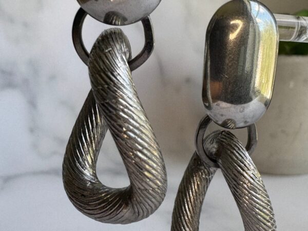 Upcycled Industrial Chain Handmade Earrings