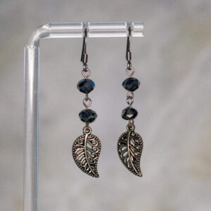 Rose Quartz Chip Handmade Dangle Earrings