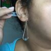 Labradorite Modern Hanging Handmade Earrings